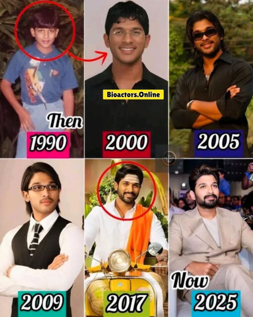 ALLU ARJUN VIRAL OR THEN VS NOW"