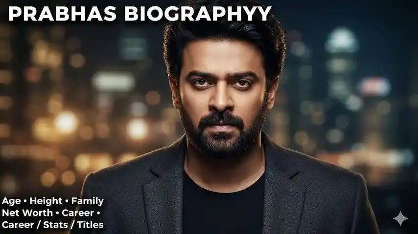 Prabhas Biography and the Roles That Defined His Fame
