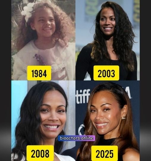 ZOE SALDAÑA VIRAL OR THEN VS NOW